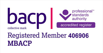 bacp collective mark, professional trade mark standards authority accredited register, registered member 406906 MBACP